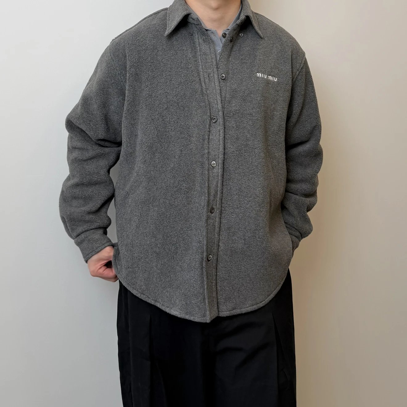 RD-C338 · Fleece Overshirt showcase view 5
