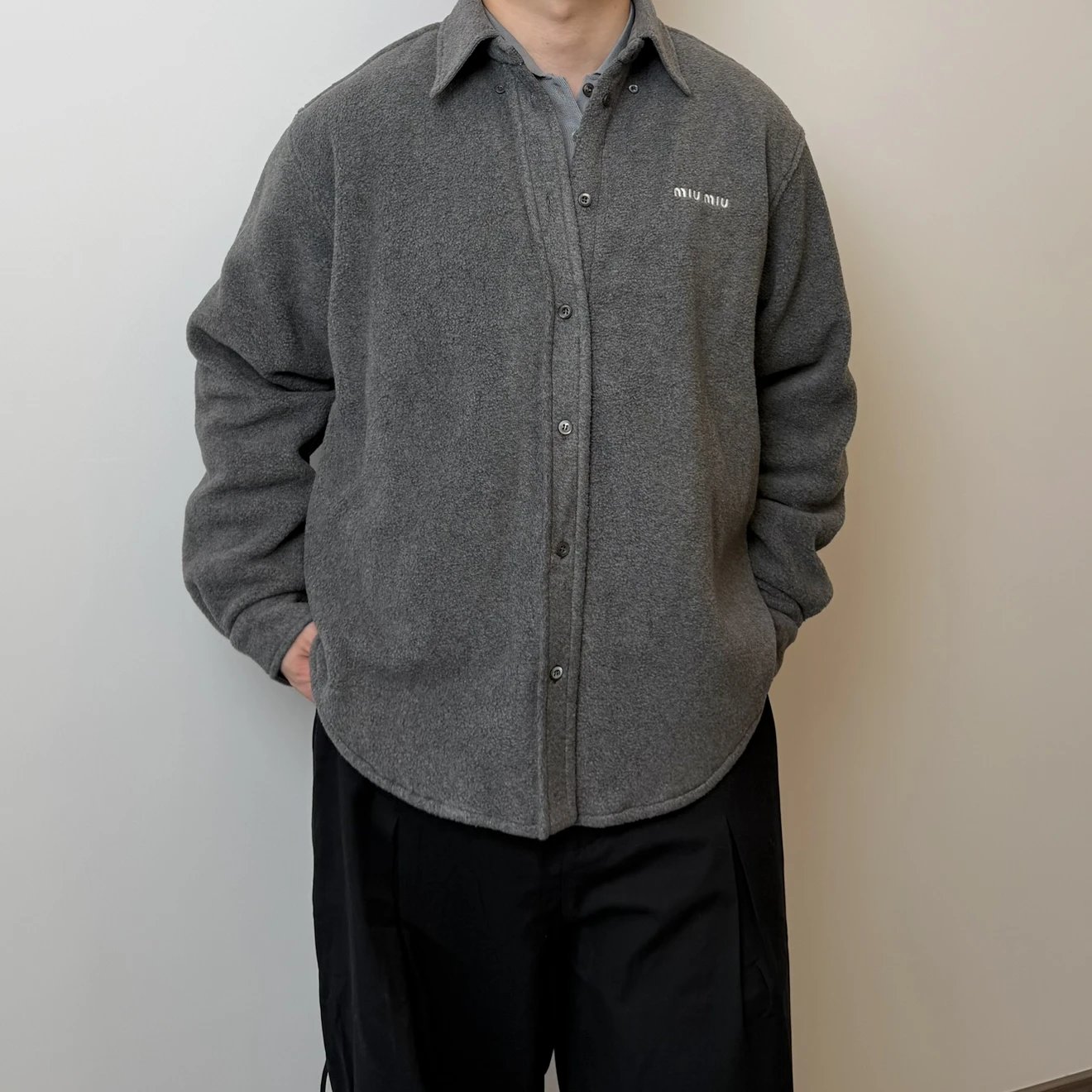 RD-C338 · Fleece Overshirt showcase view 6
