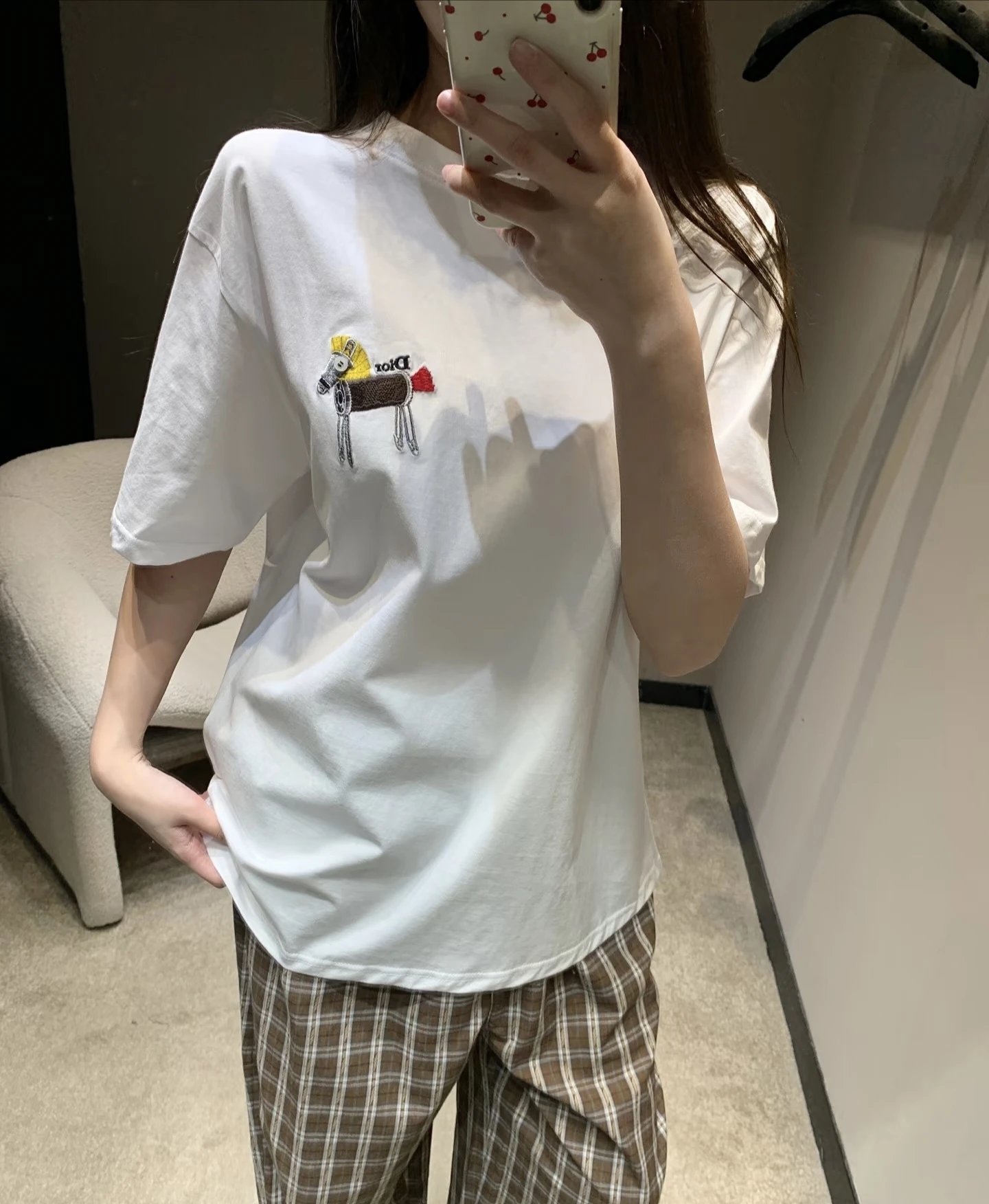 RD-C155 · Pony Embroidered Relaxed Cotton T-Shirt showcase view 27