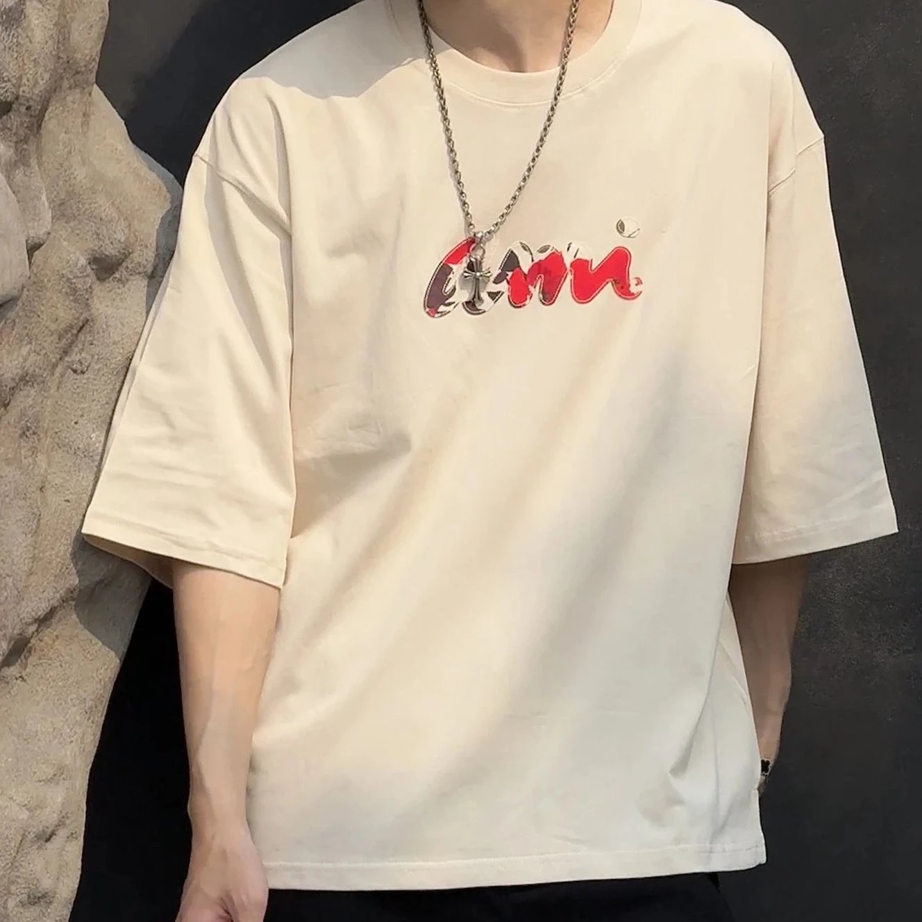 RD-C156 · Floral Letter T-Shirt showcase view 1