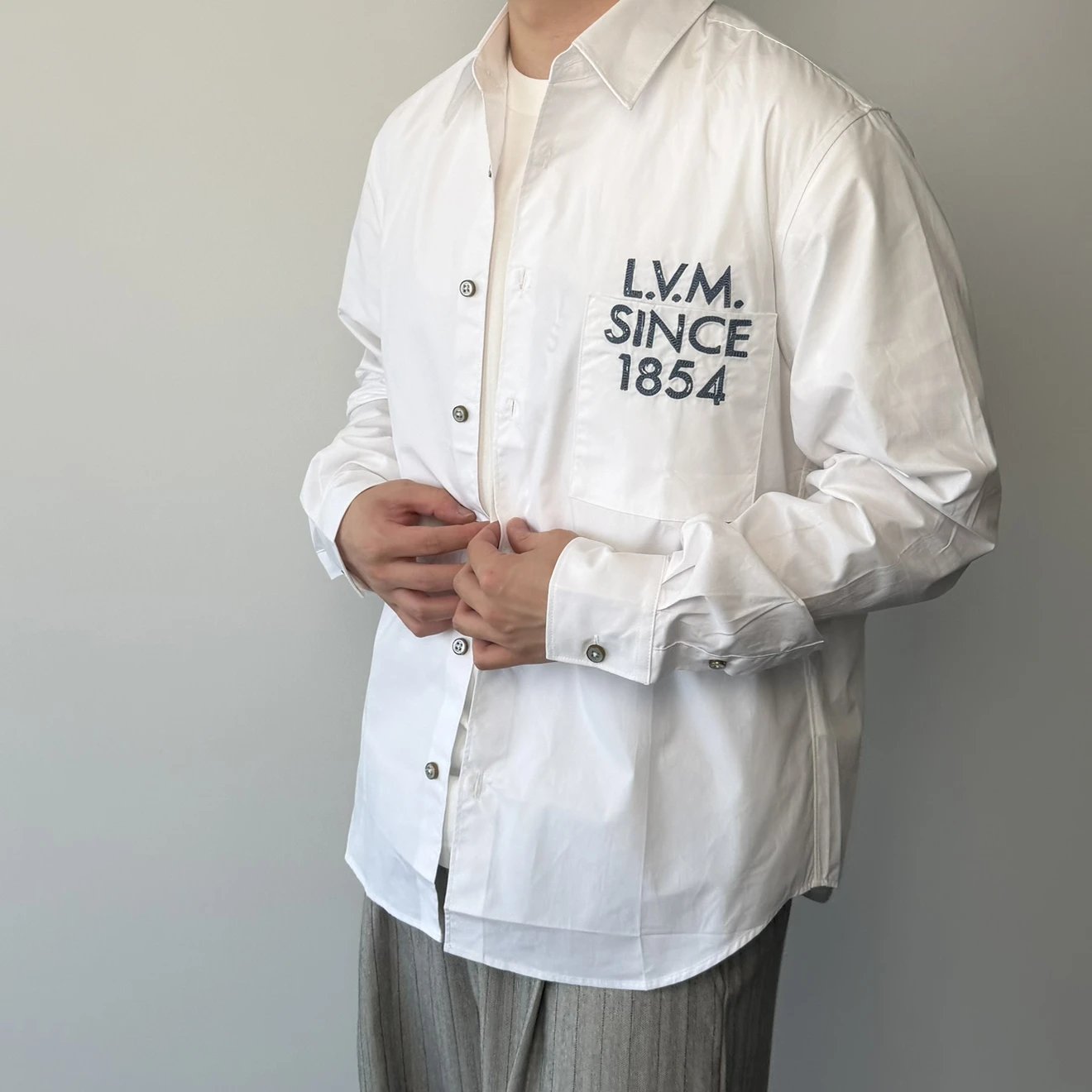 RD-C340 · 1854 Embroidered White Shirt showcase view 6