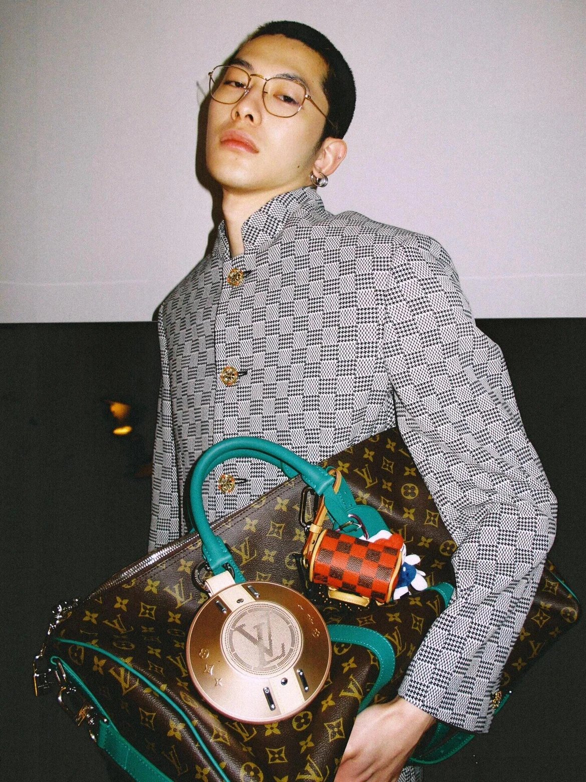 RD-C232 · Houndstooth Cropped Jacket showcase view 1