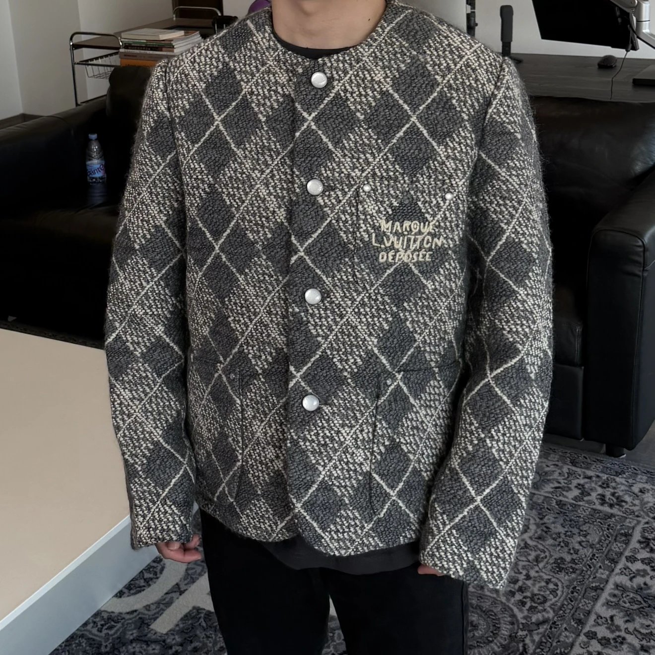 RD-C233 · OneDigit Wool Collarless Jacket showcase view 10