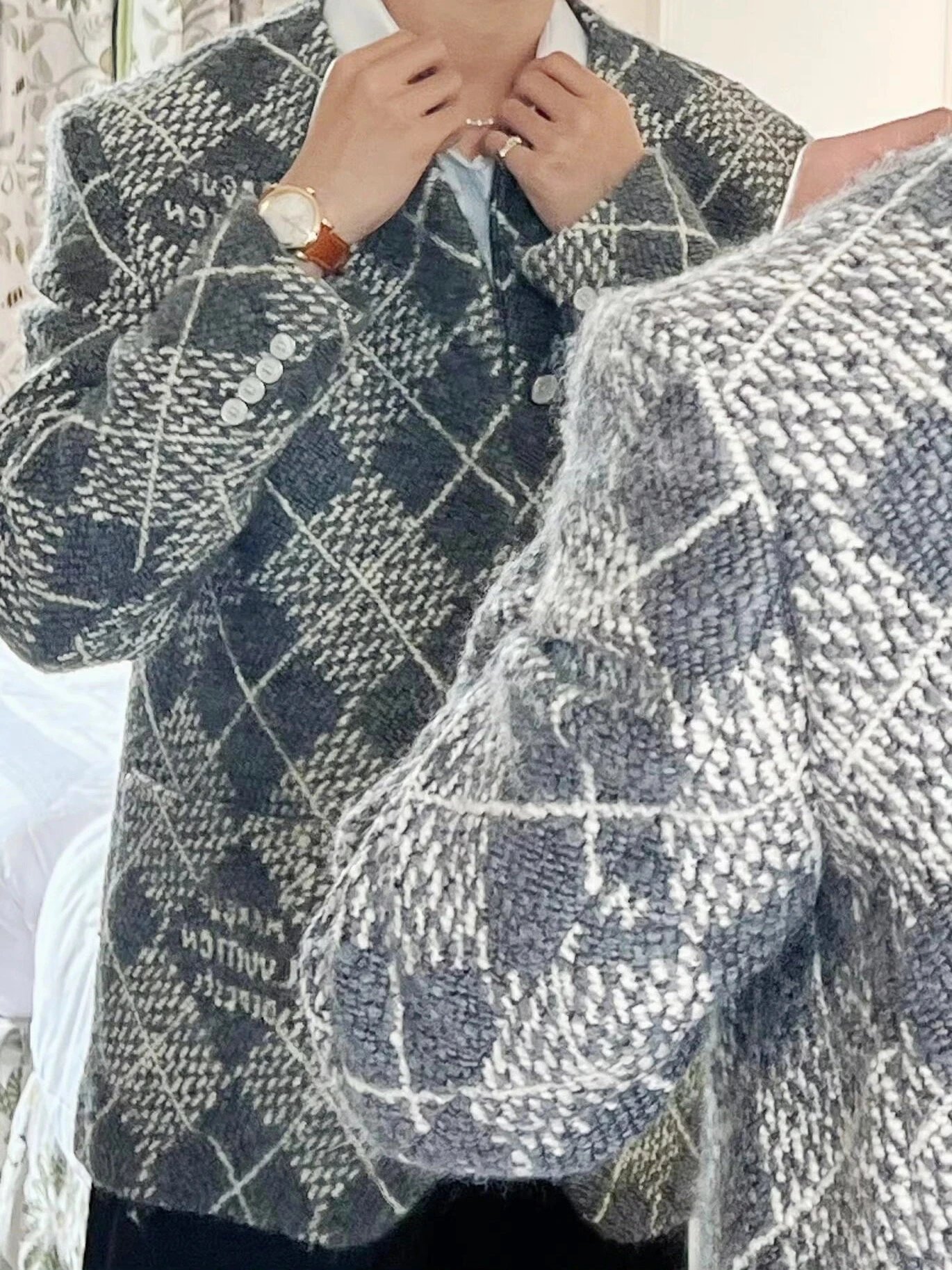 RD-C233 · OneDigit Wool Collarless Jacket showcase view 13