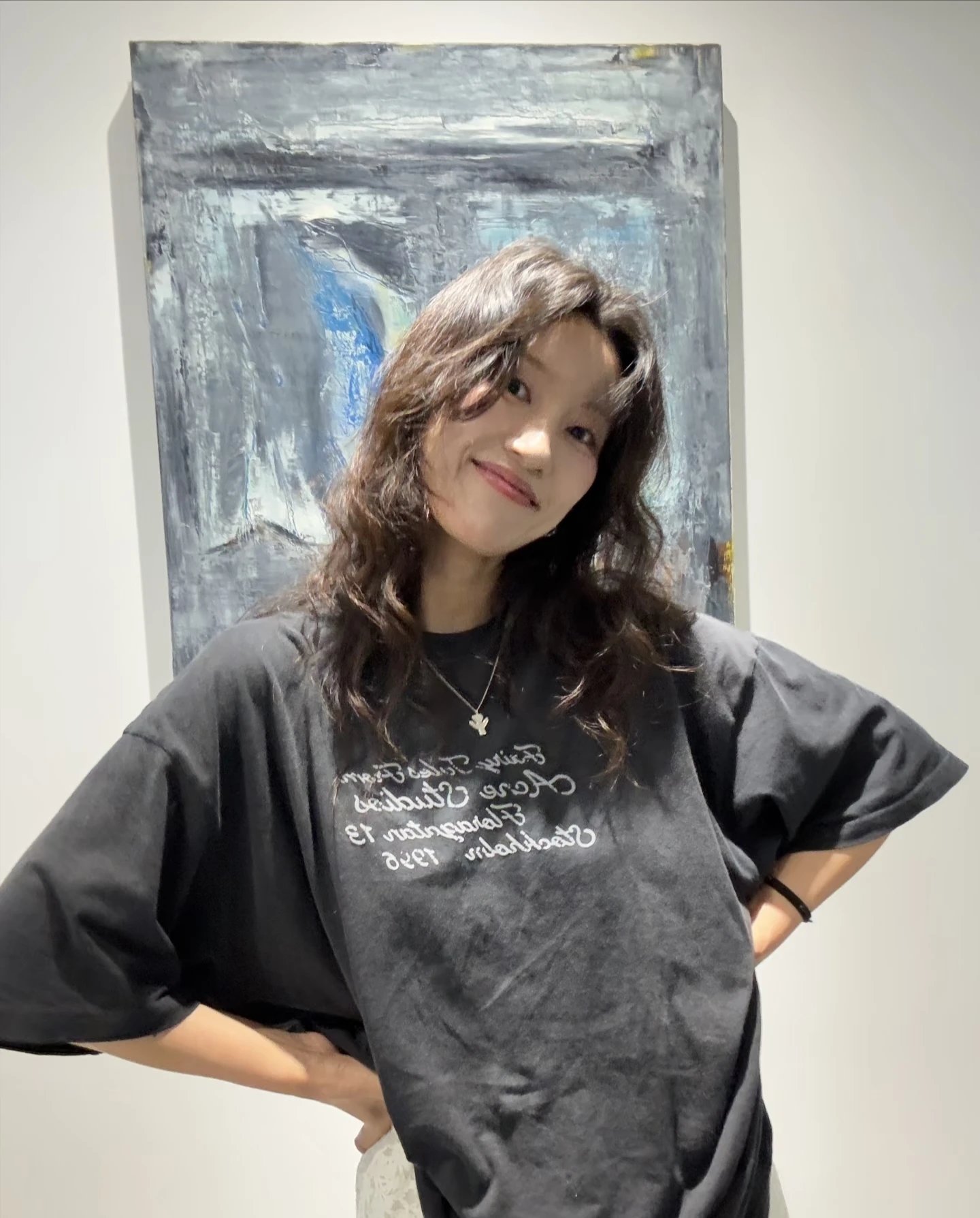 RD-C168 · 1996 Flocked Script Relaxed T-Shirt showcase view 3