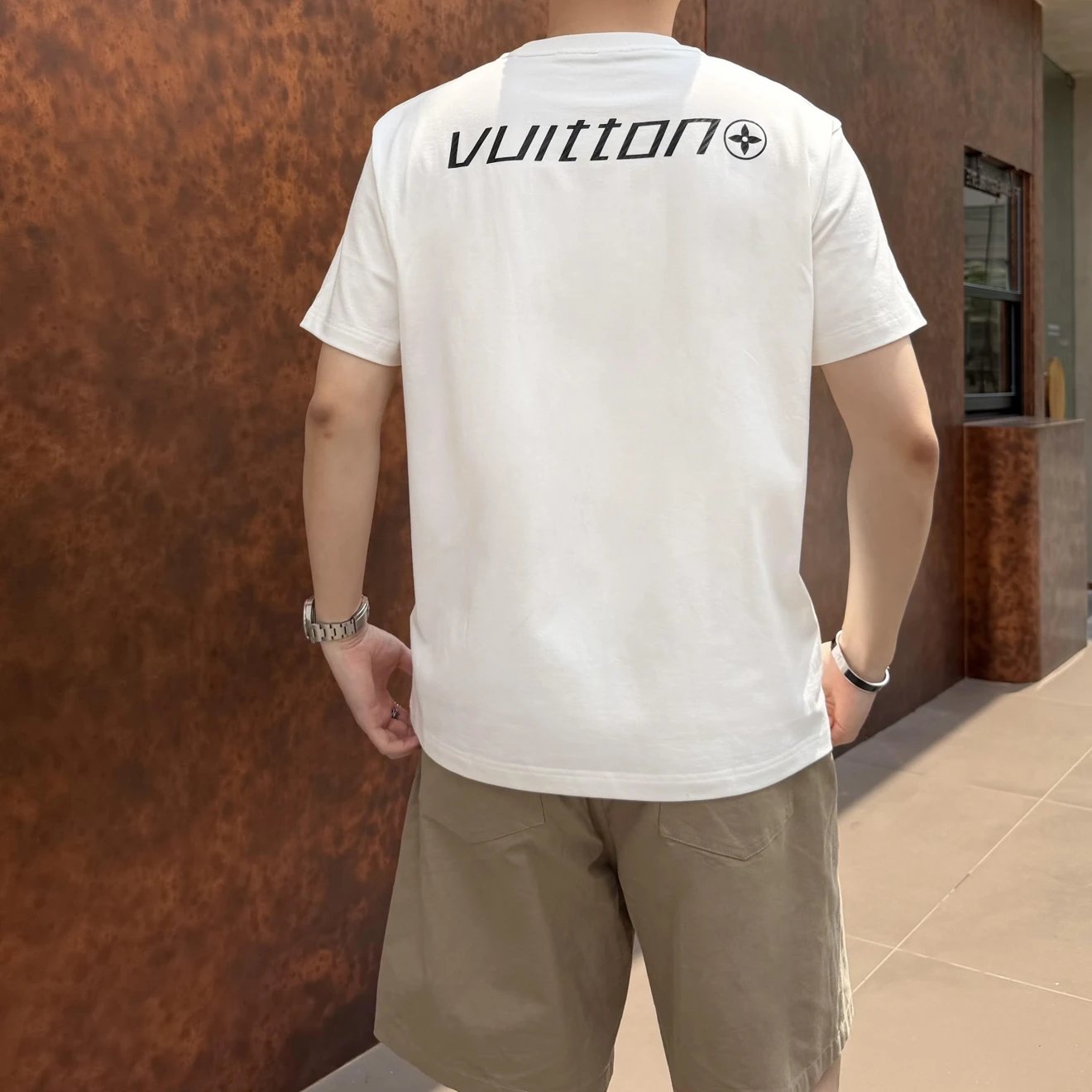 RD-C079 · Mosaic Carbon-Effect Graphic T-Shirt showcase view 2
