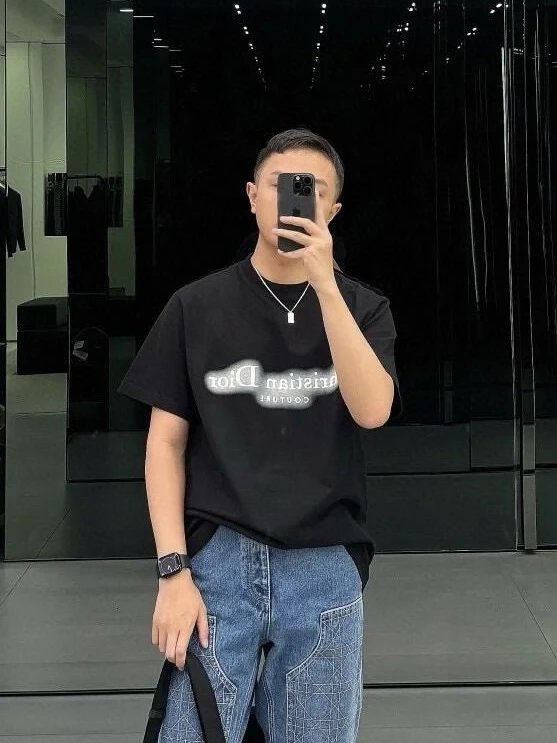 RD-C171 · Logo Print Crew-Neck T-Shirt showcase view 4