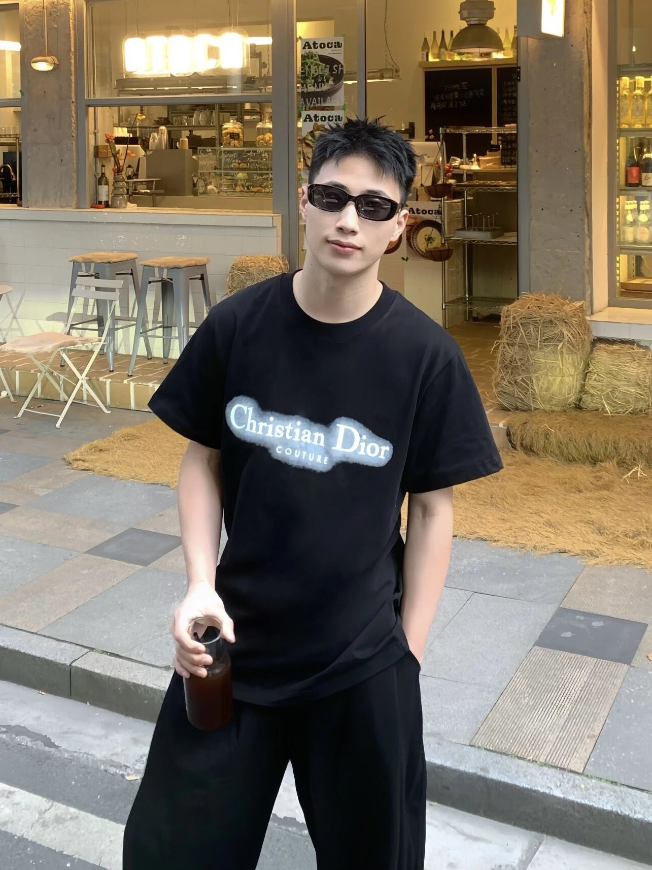 RD-C171 · Logo Print Crew-Neck T-Shirt showcase view 5