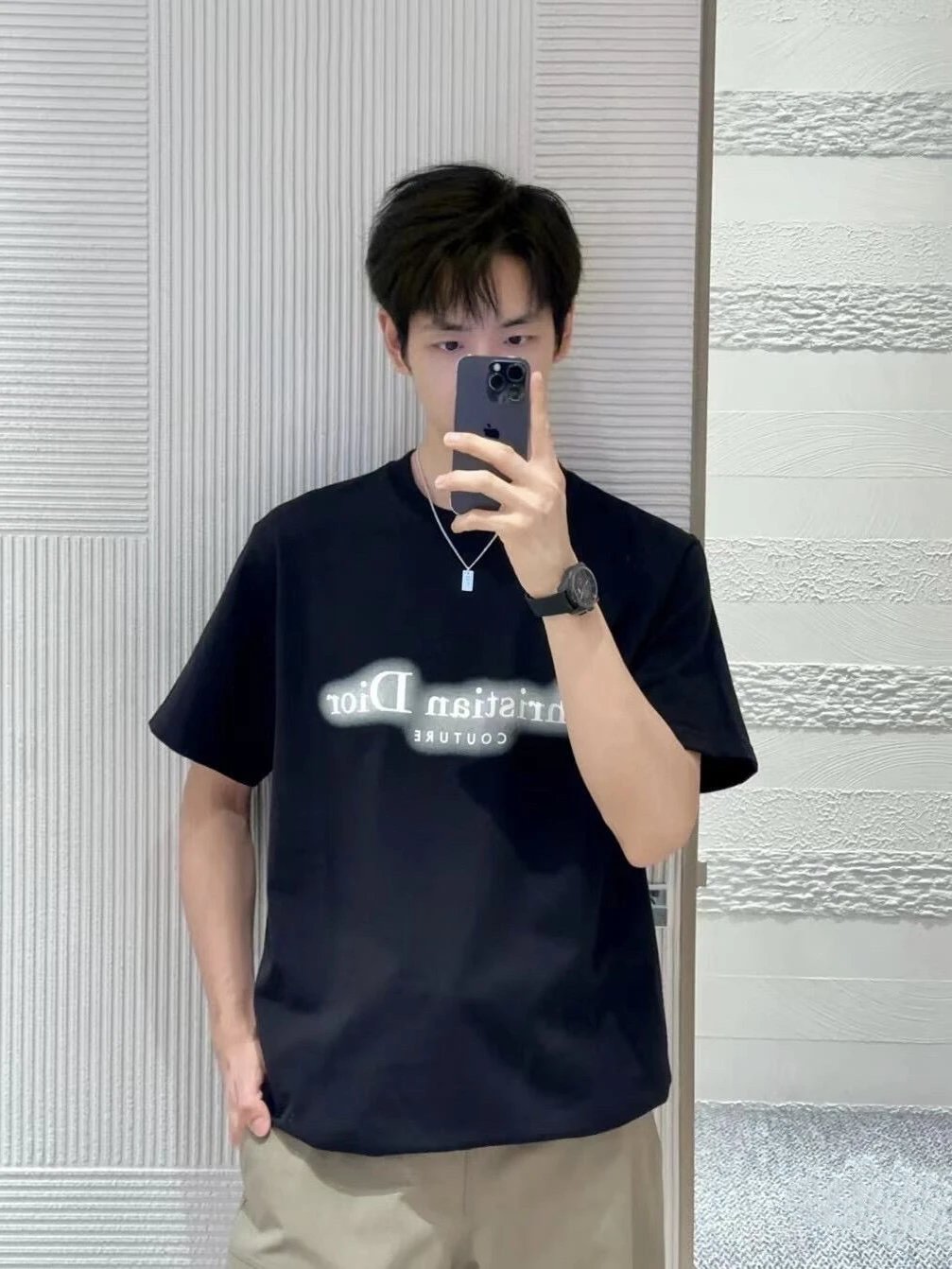RD-C171 · Logo Print Crew-Neck T-Shirt showcase view 10