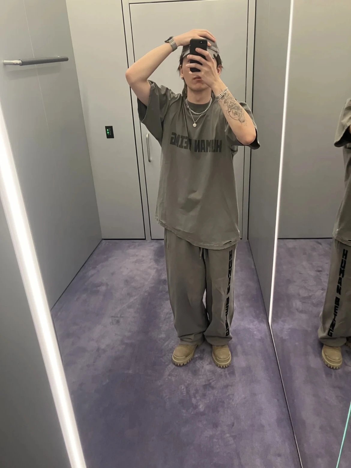 RD-C172 · Human Being Oversized Distressed T-Shirt showcase view 10