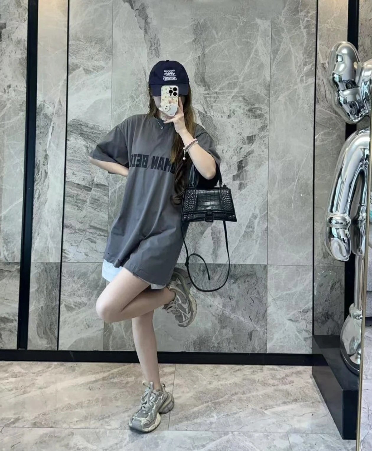 RD-C172 · Human Being Oversized Distressed T-Shirt showcase view 19
