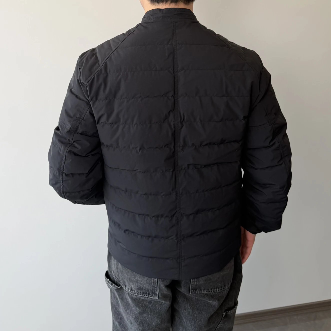 RD-C324 · Ribbed Motorcycle Down Jacket showcase view 9
