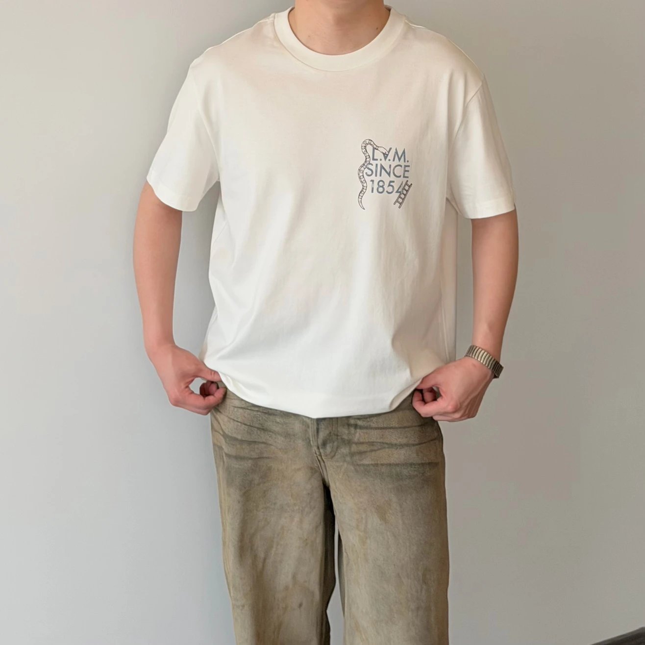 RD-C173 · Snakes and Ladders Checkerboard T-Shirt showcase view 4