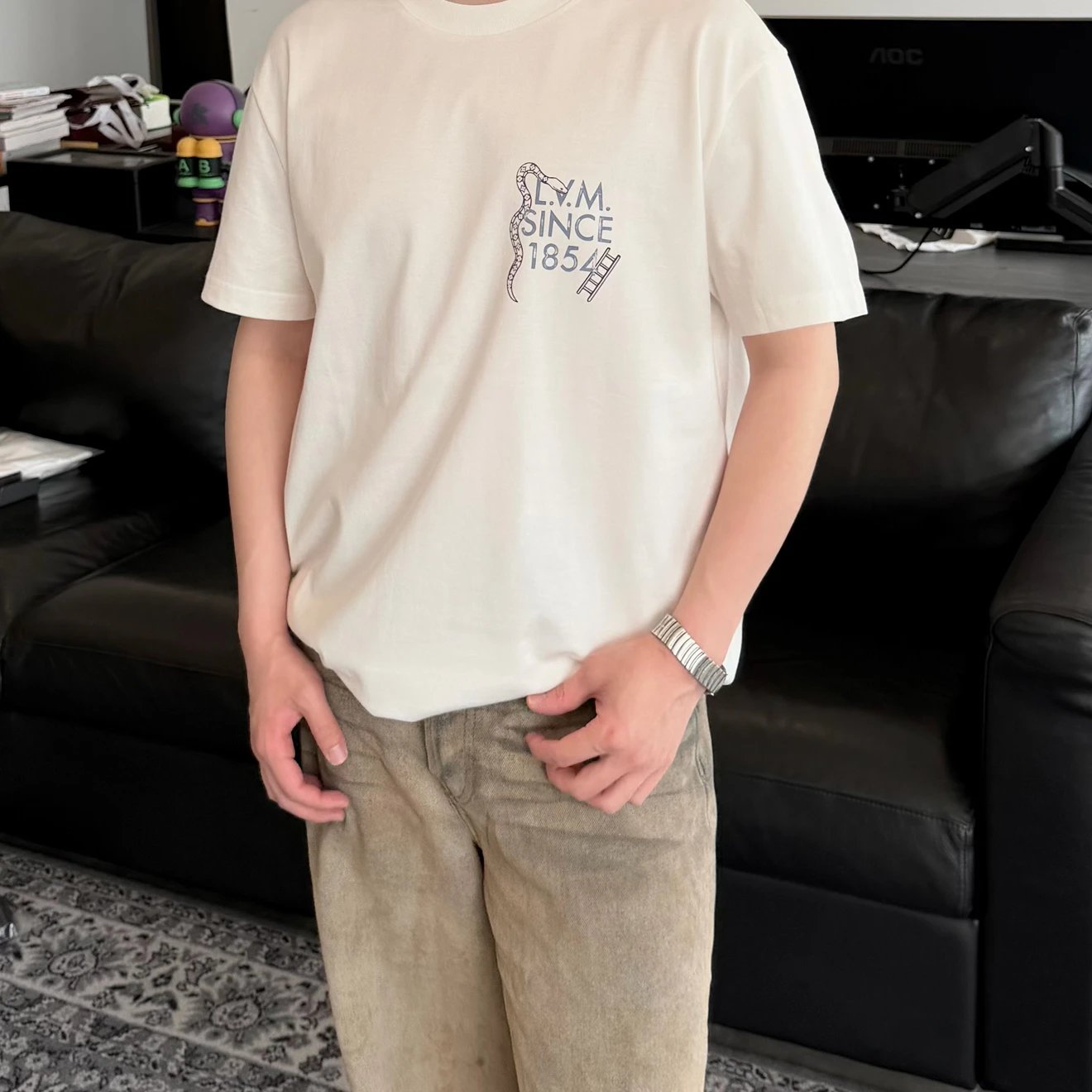 RD-C173 · Snakes and Ladders Checkerboard T-Shirt showcase view 14