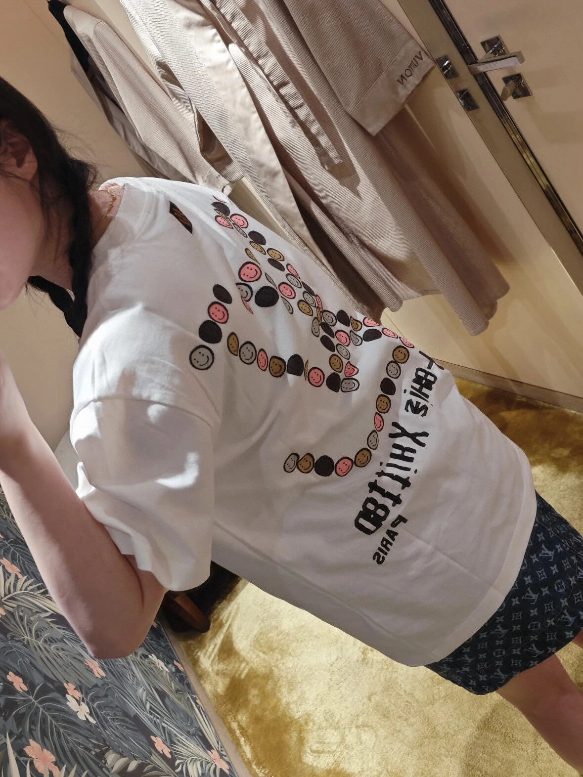 RD-C174 · Logo-Print Crew-Neck T-Shirt – White showcase view 5