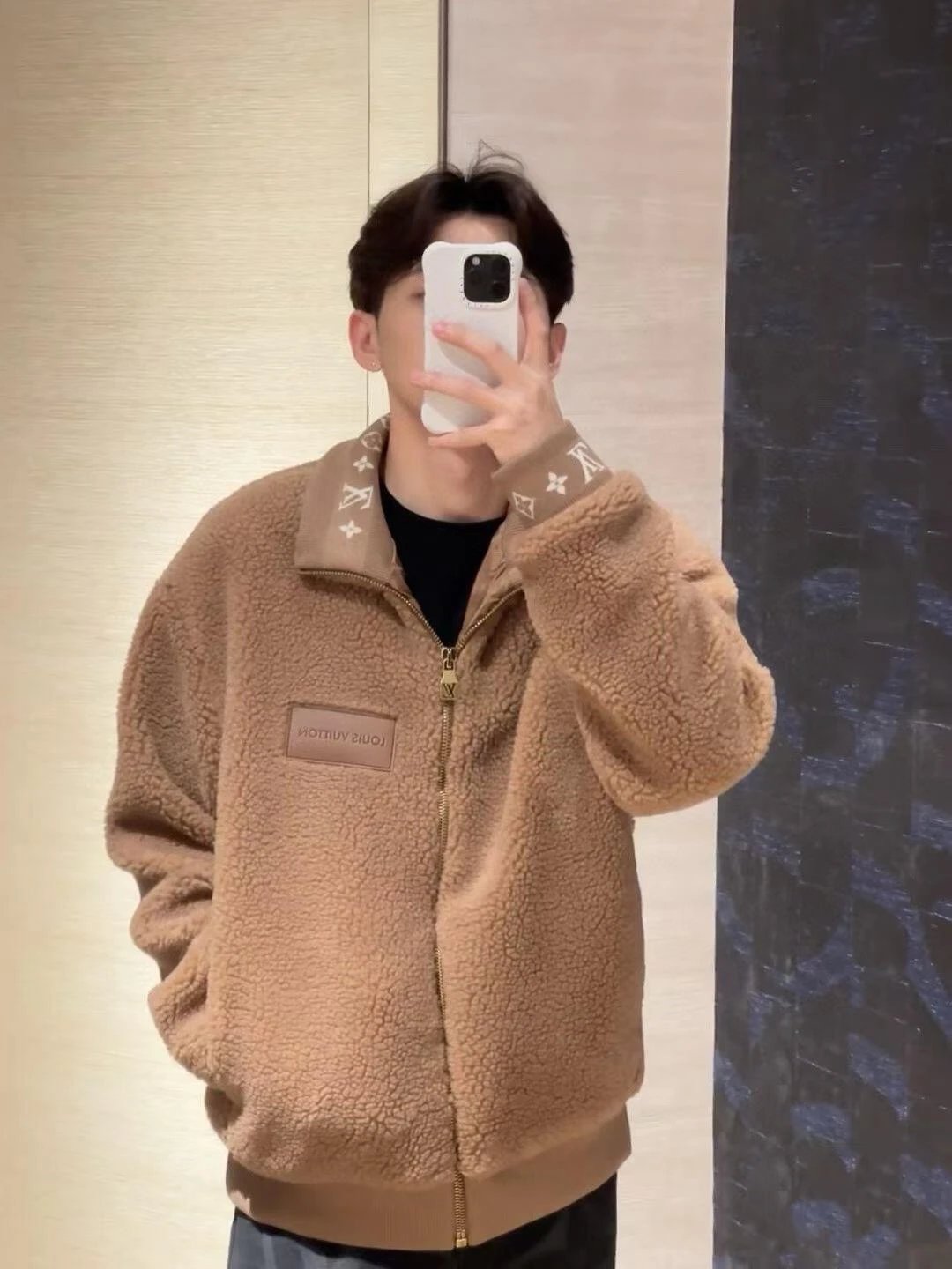 RD-C235 · Jacquard Fleece Zip Jacket showcase view 3