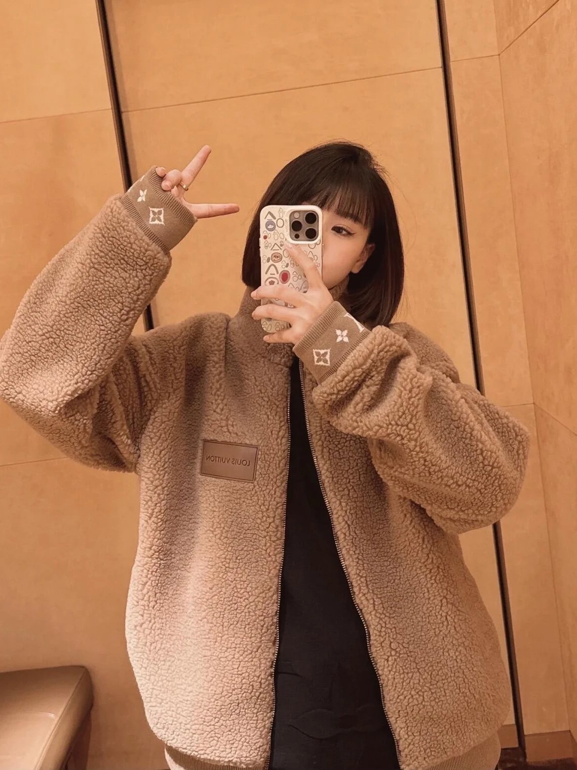 RD-C235 · Jacquard Fleece Zip Jacket showcase view 6