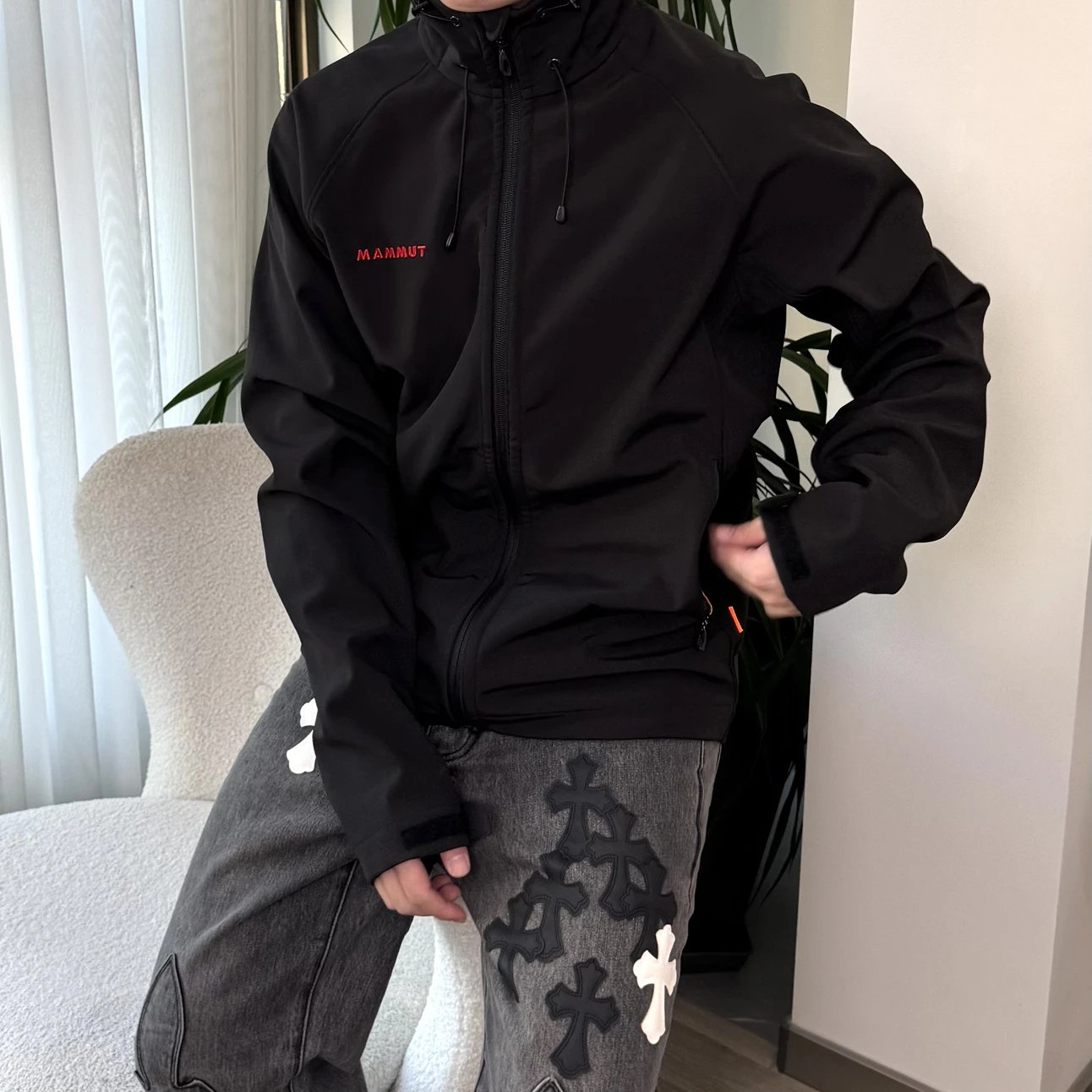RD-C040 · Hooded Fleece Softshell Jacket showcase view 3