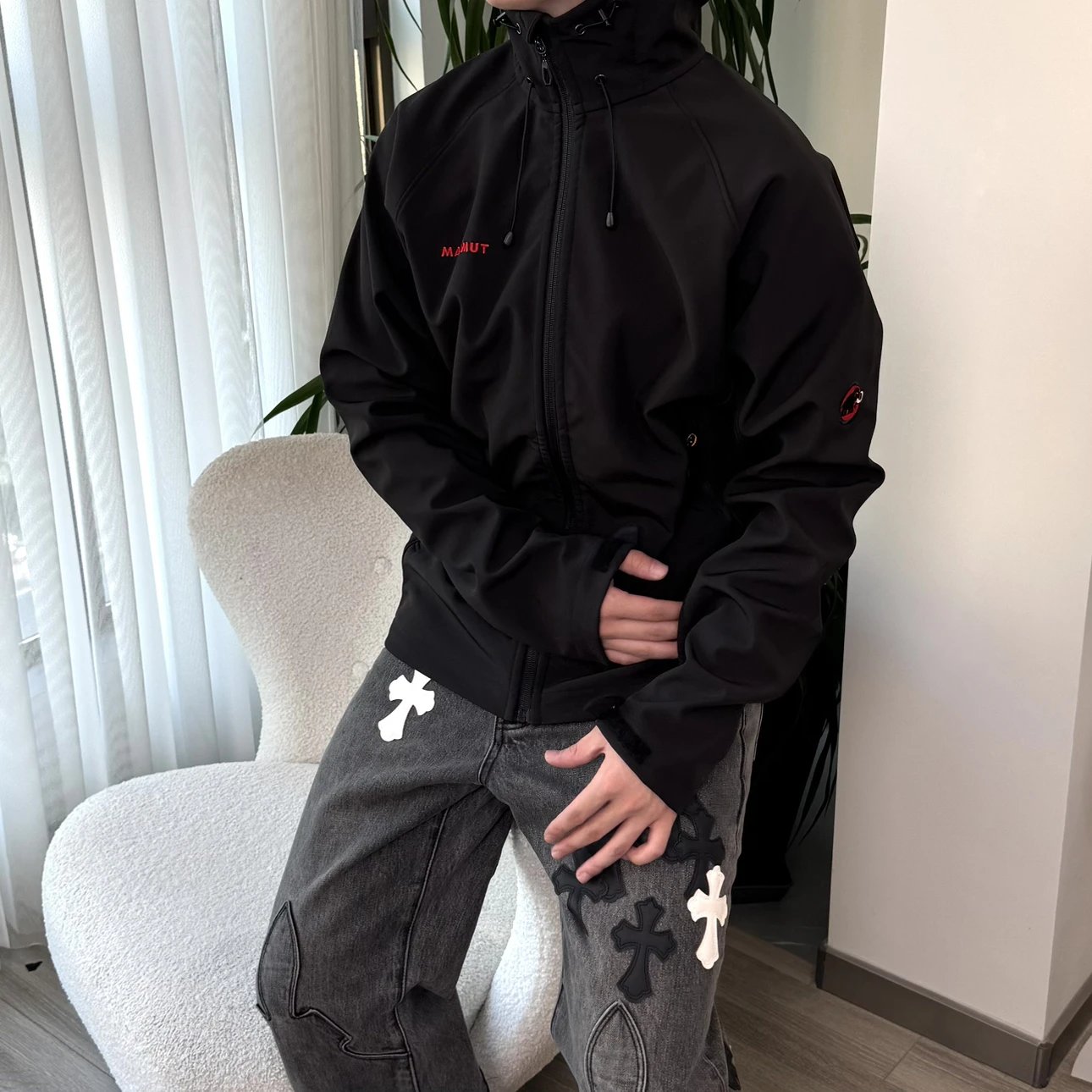 RD-C040 · Hooded Fleece Softshell Jacket showcase view 5