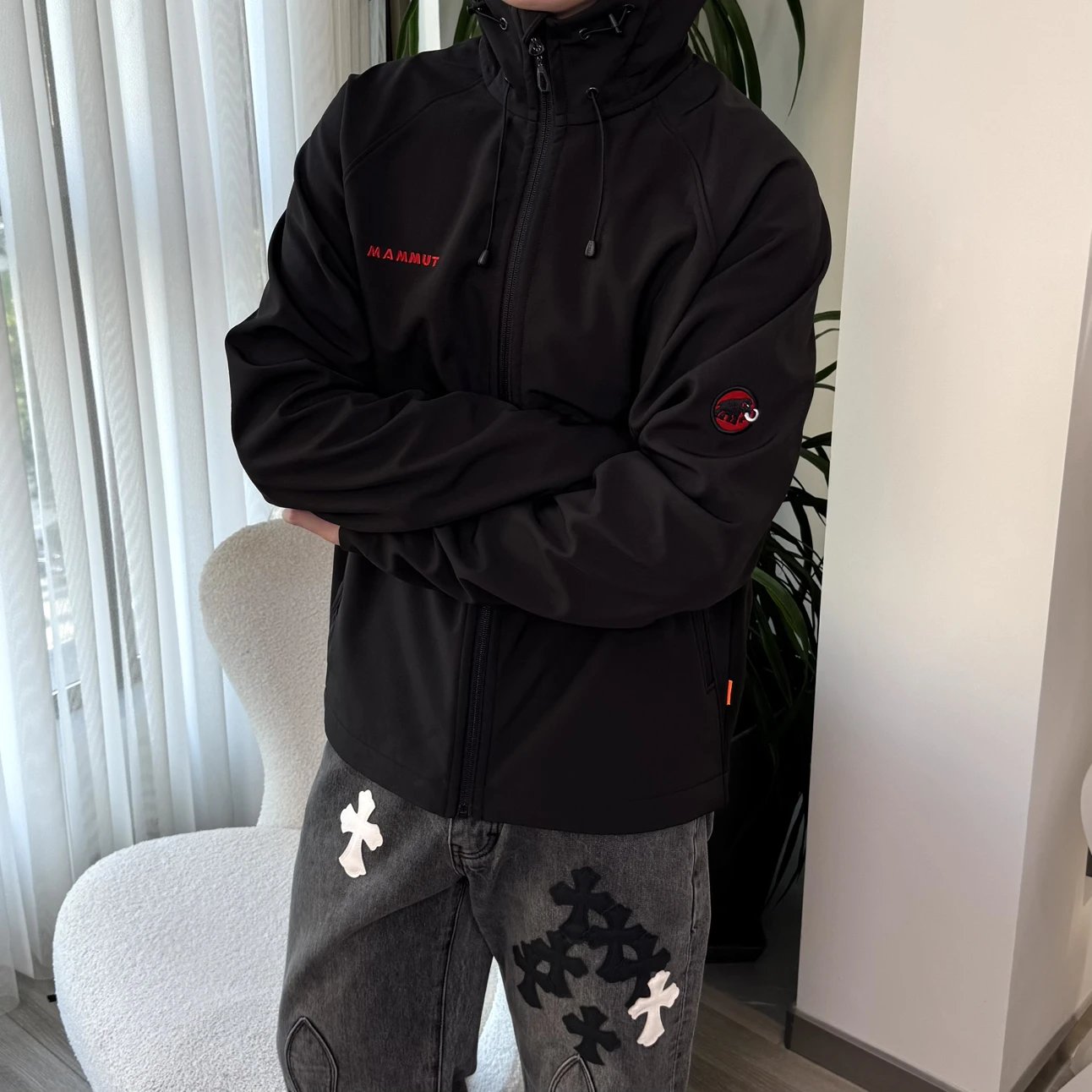 RD-C040 · Hooded Fleece Softshell Jacket showcase view 6