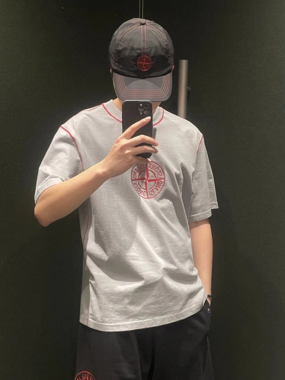 RD-C179 · Year of the Snake Embroidered T-Shirt – Grey showcase view 6
