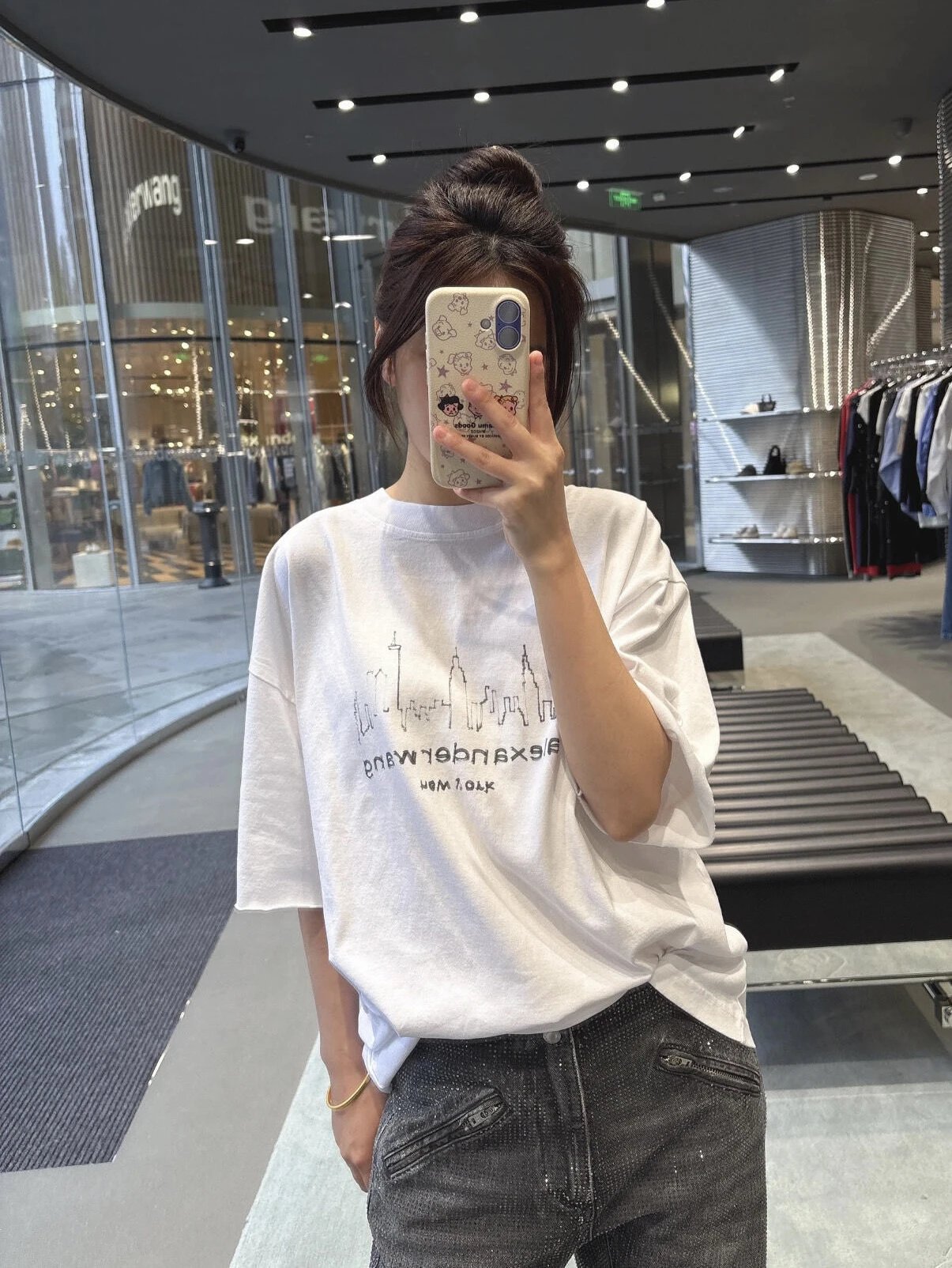 RD-C182 · Hand-Drawn Architecture Logo T-Shirt showcase view 2