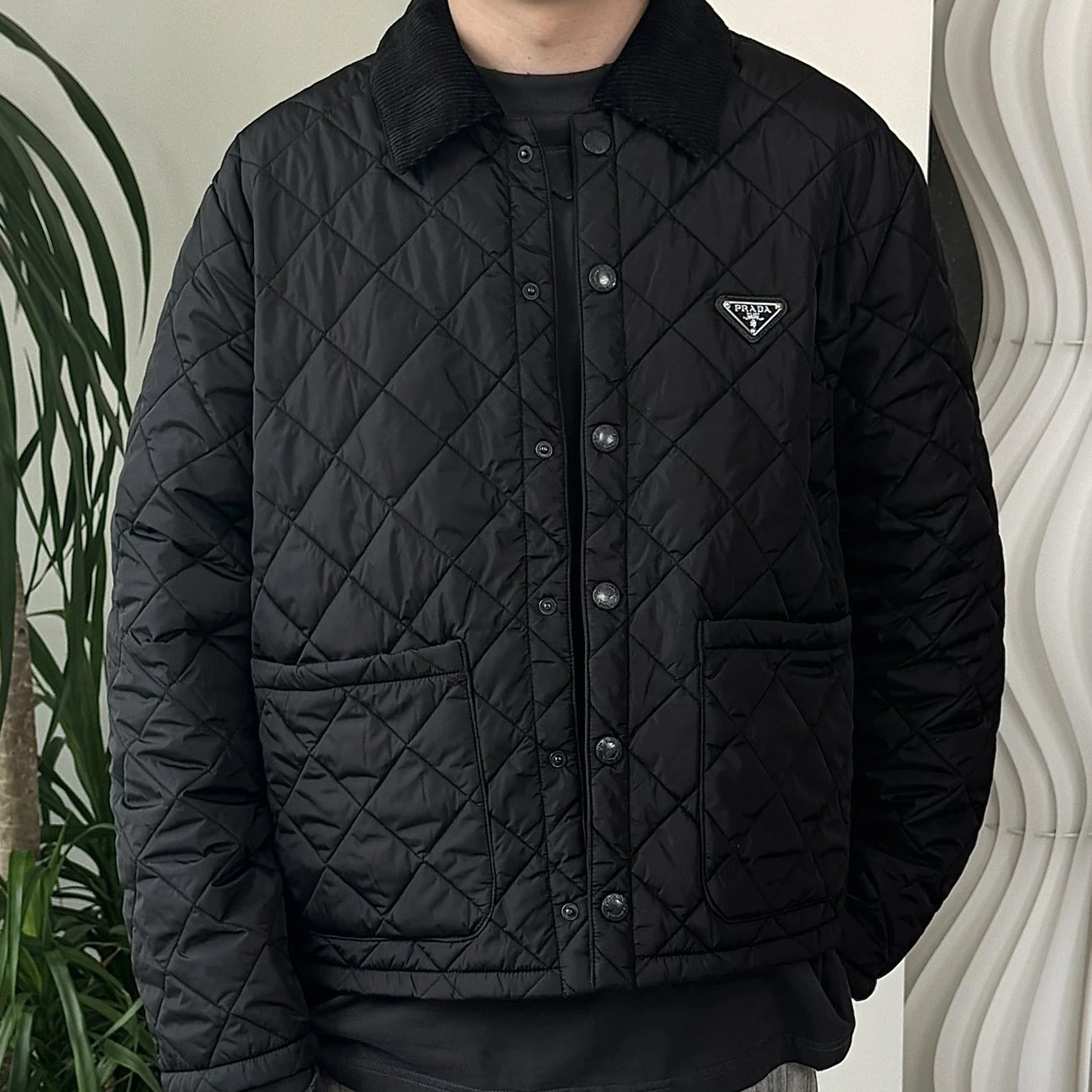 RD-C238 · Re-Nylon Quilted Collar Jacket showcase view 1