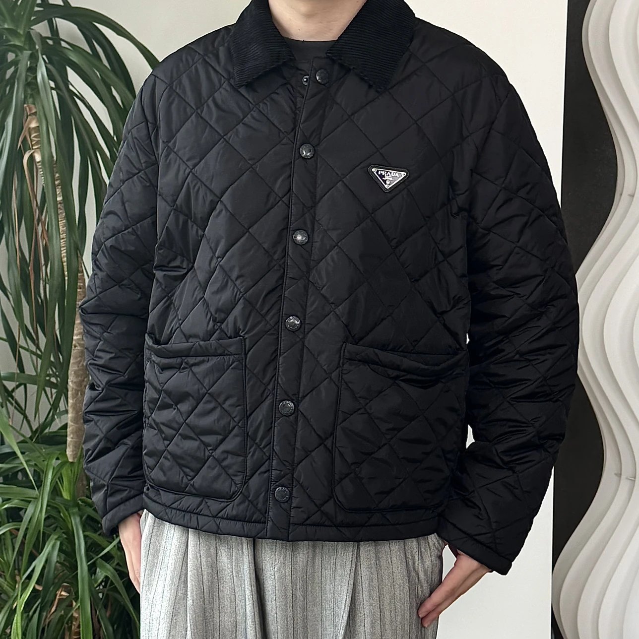 RD-C238 · Re-Nylon Quilted Collar Jacket showcase view 7
