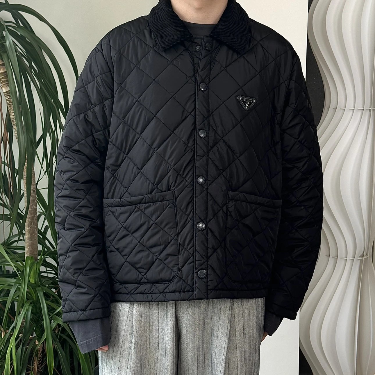 RD-C238 · Re-Nylon Quilted Collar Jacket showcase view 8