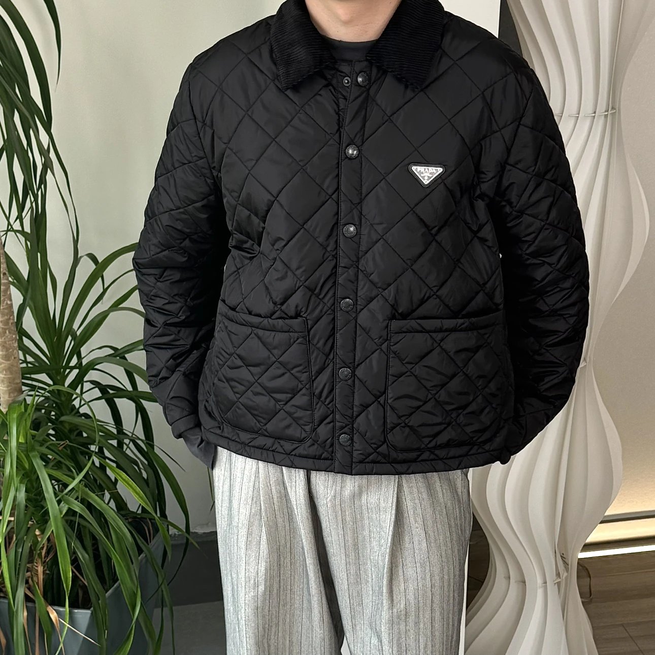 RD-C238 · Re-Nylon Quilted Collar Jacket showcase view 9