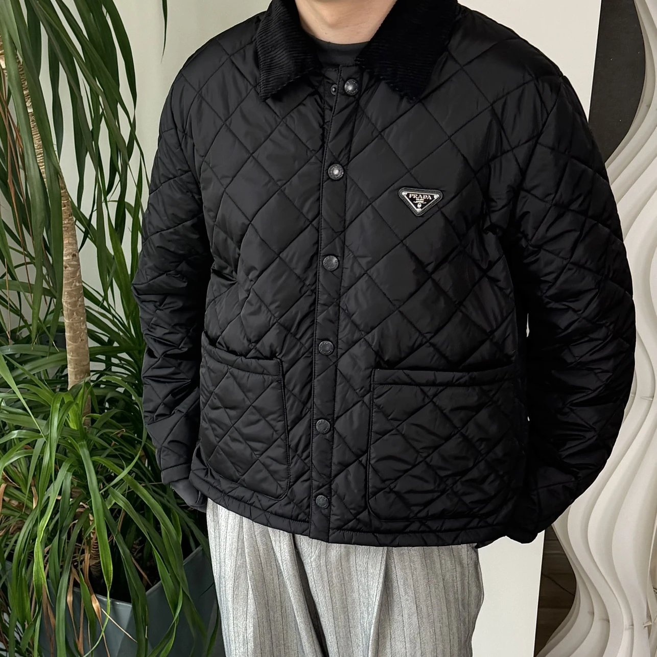 RD-C238 · Re-Nylon Quilted Collar Jacket showcase view 10