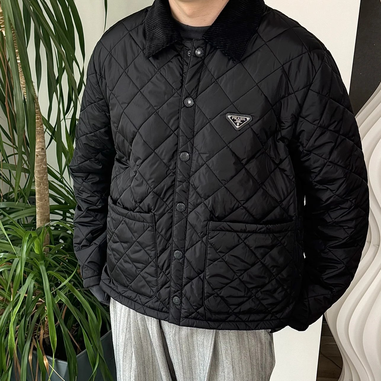 RD-C238 · Re-Nylon Quilted Collar Jacket showcase view 11