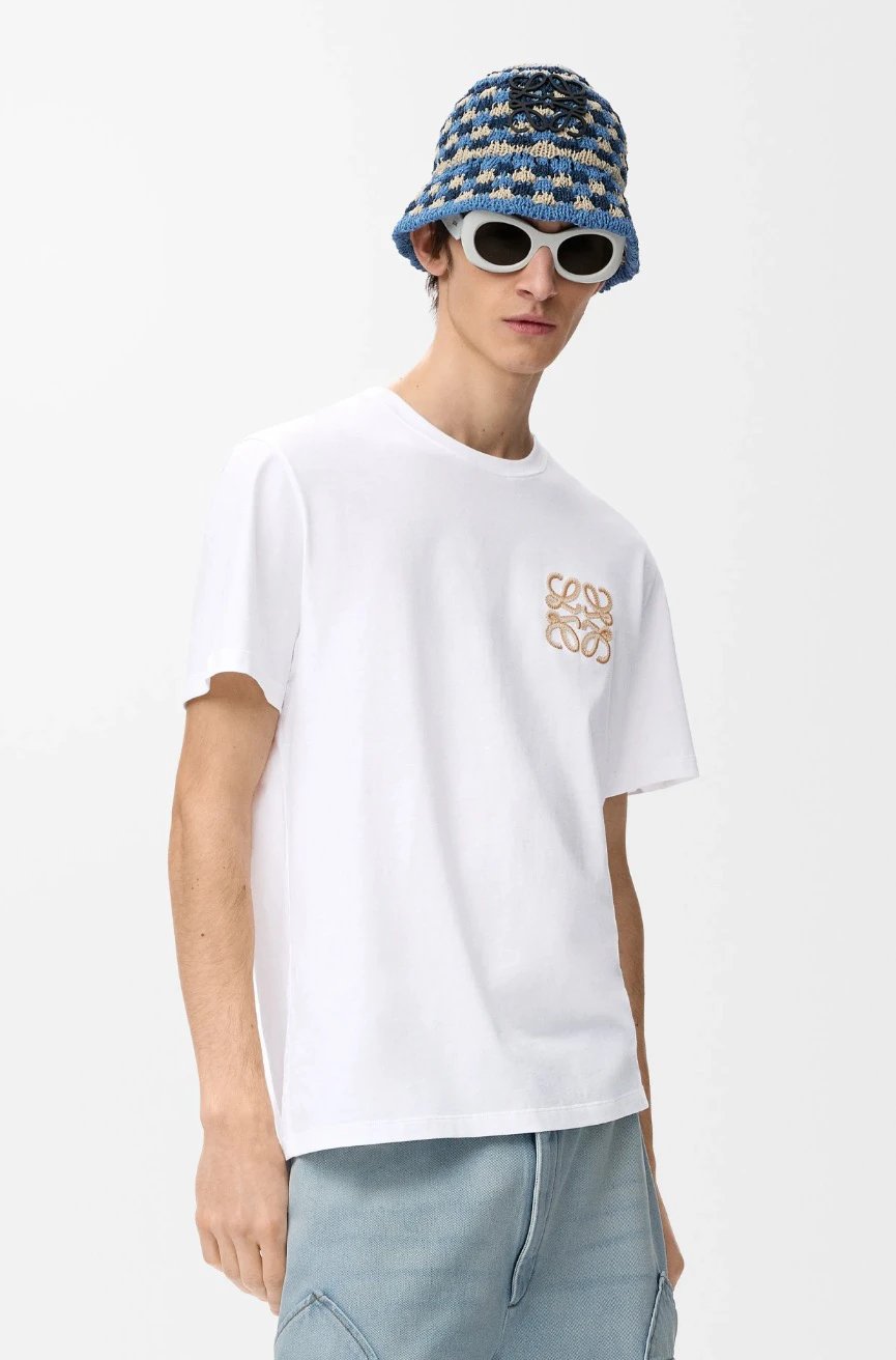 RD-C184 · Matte Anagram Embroidery T-Shirt showcase view 2
