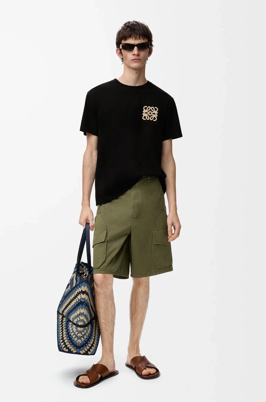 RD-C184 · Matte Anagram Embroidery T-Shirt showcase view 3