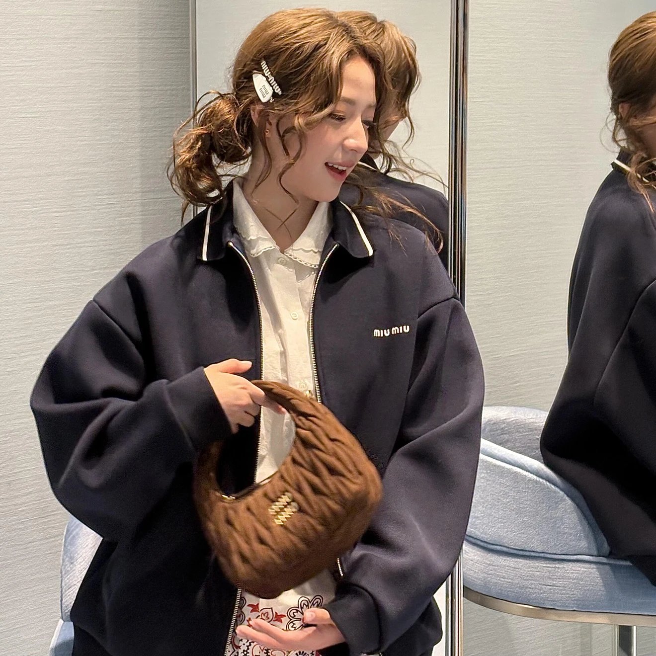 RD-C240 · Embroidered Zip Jacket showcase view 4