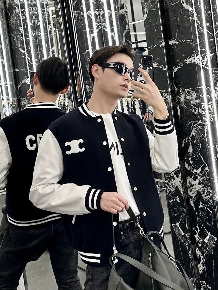 RD-C241 · Logo Varsity Jacket showcase view 2