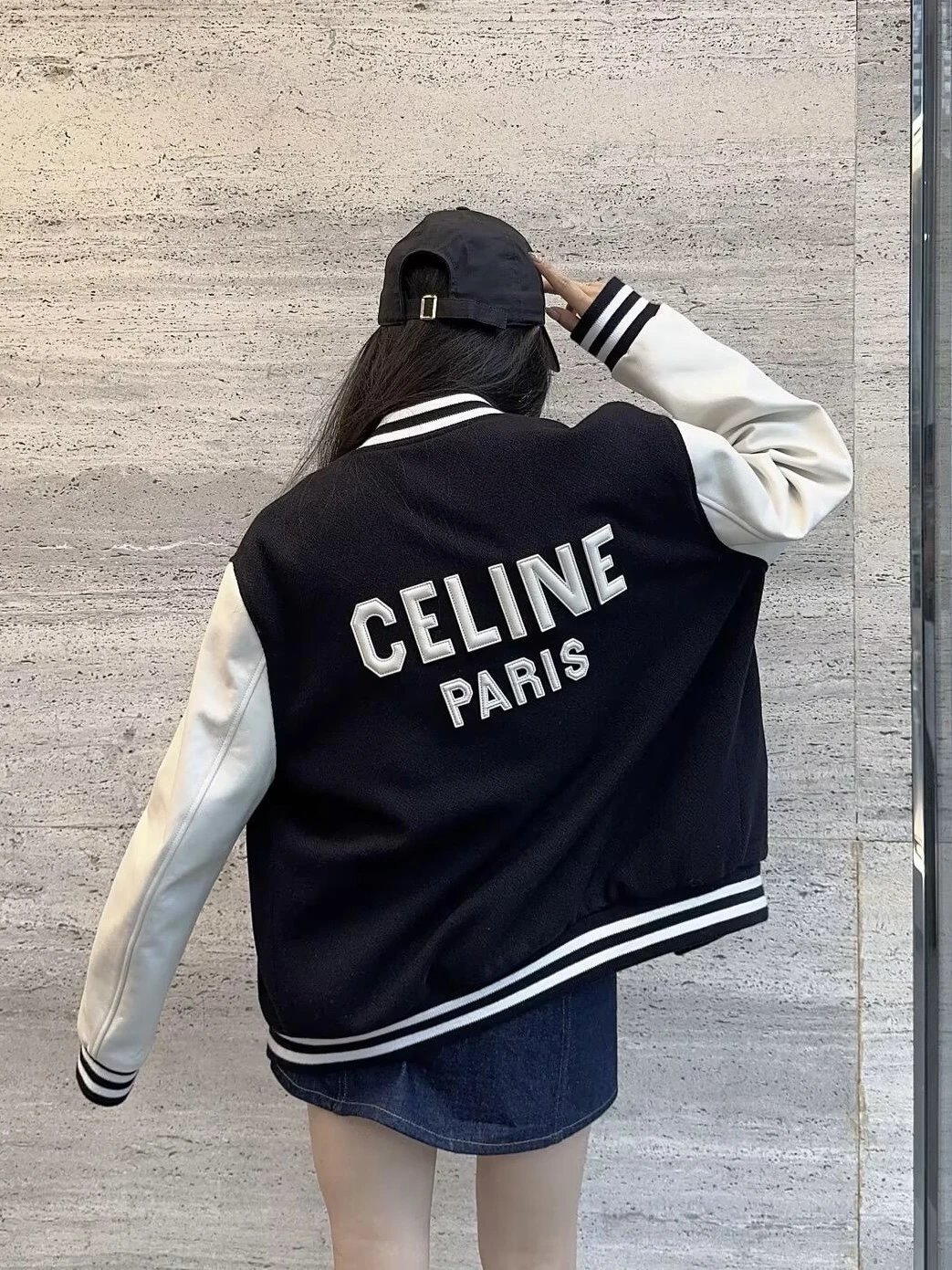 RD-C241 · Logo Varsity Jacket showcase view 4