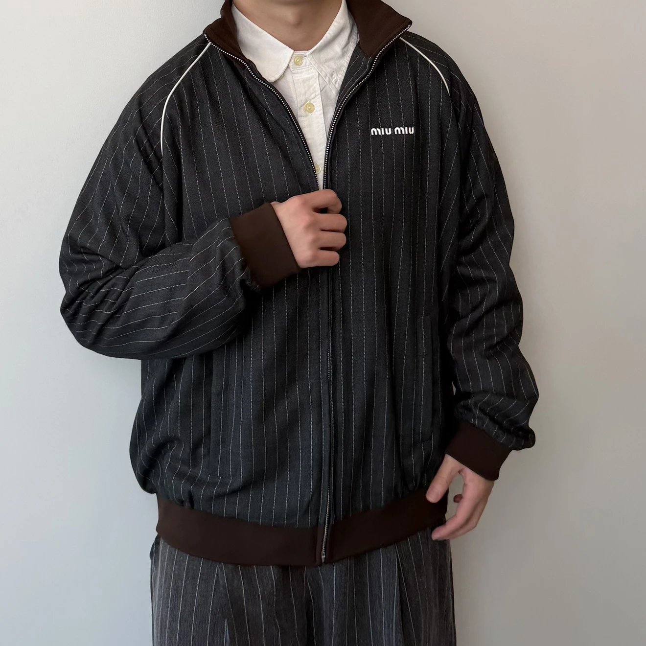RD-C242 · Pinstripe Track Jacket showcase view 4