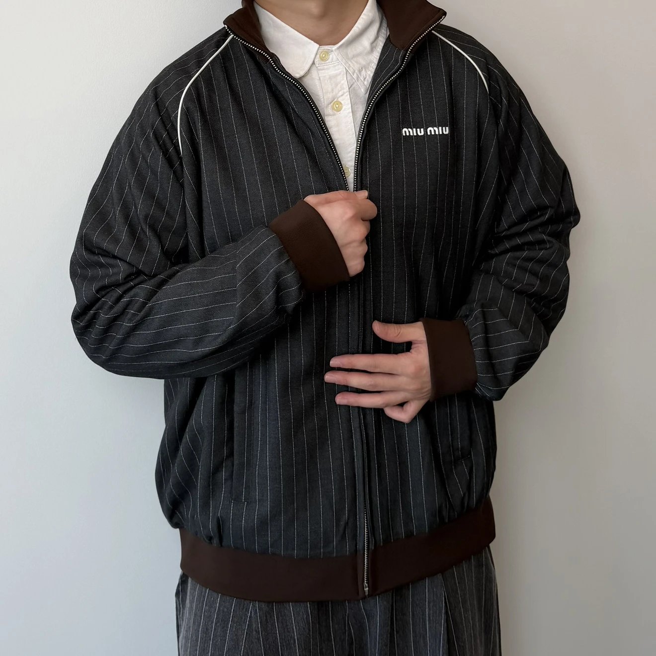 RD-C242 · Pinstripe Track Jacket showcase view 5