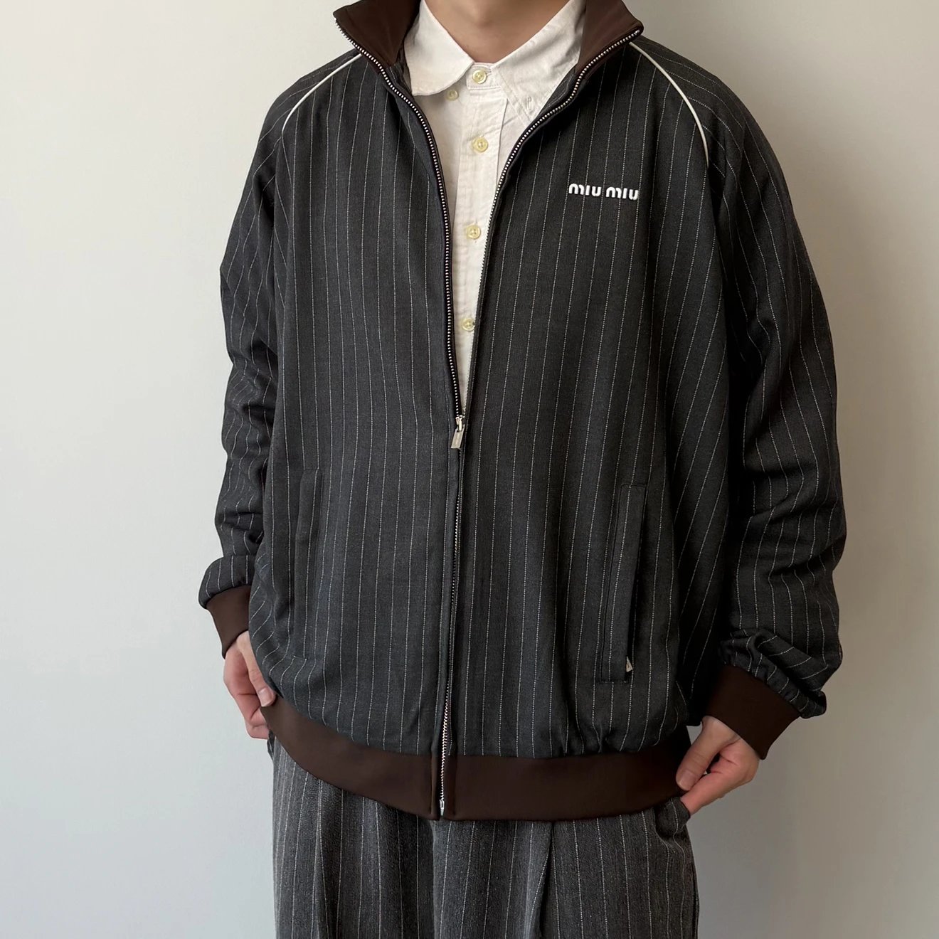 RD-C242 · Pinstripe Track Jacket showcase view 8