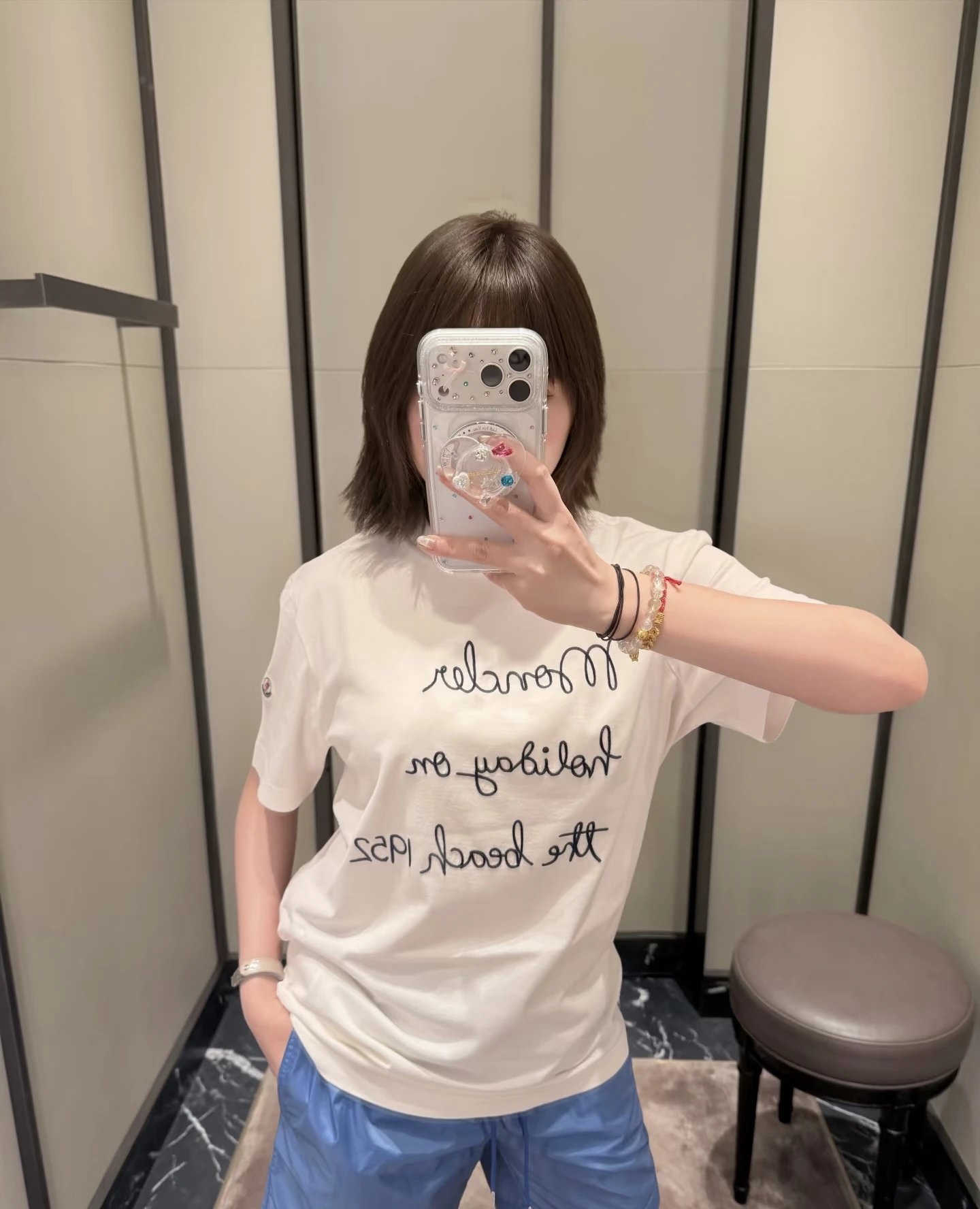 RD-C189 · Embroidered Logo T-Shirt showcase view 7