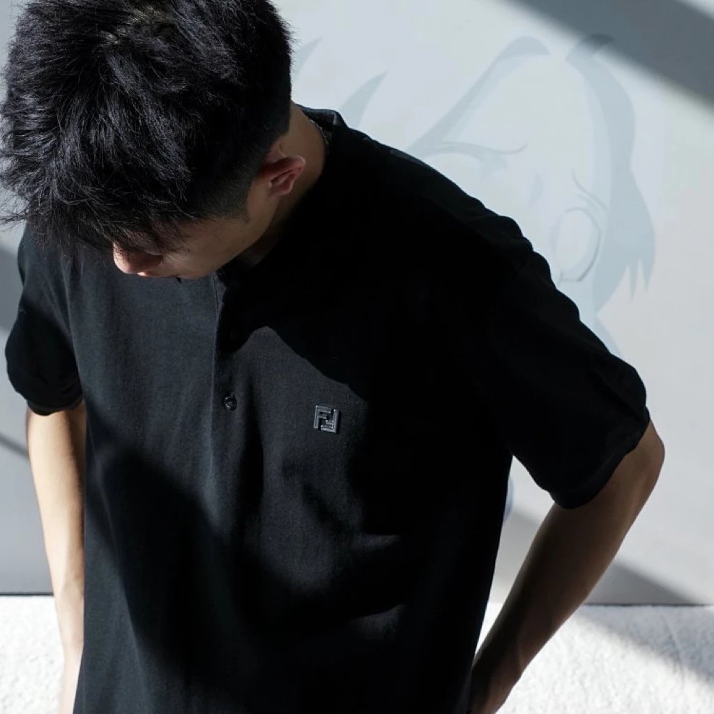 RD-C106 · Metal FF-Detail Short-Sleeve Polo showcase view 1