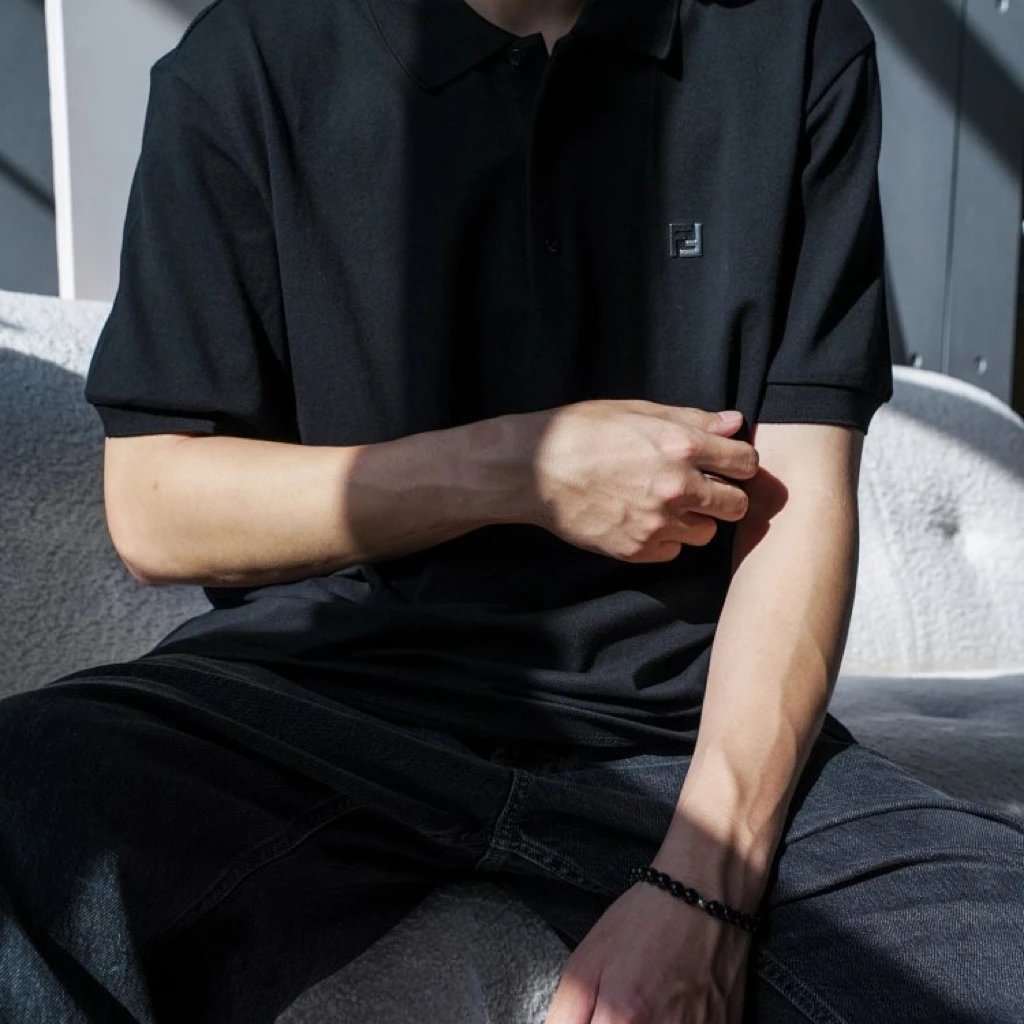RD-C106 · Metal FF-Detail Short-Sleeve Polo showcase view 2