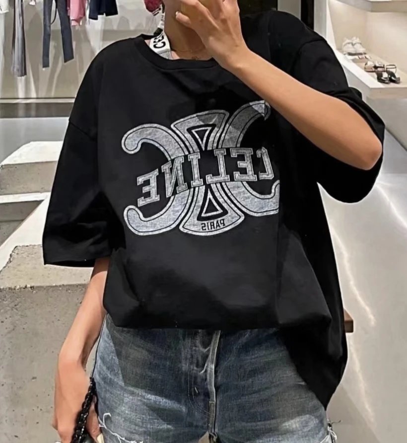 RD-C193 · Drawing Logo Cotton T-Shirt showcase view 11
