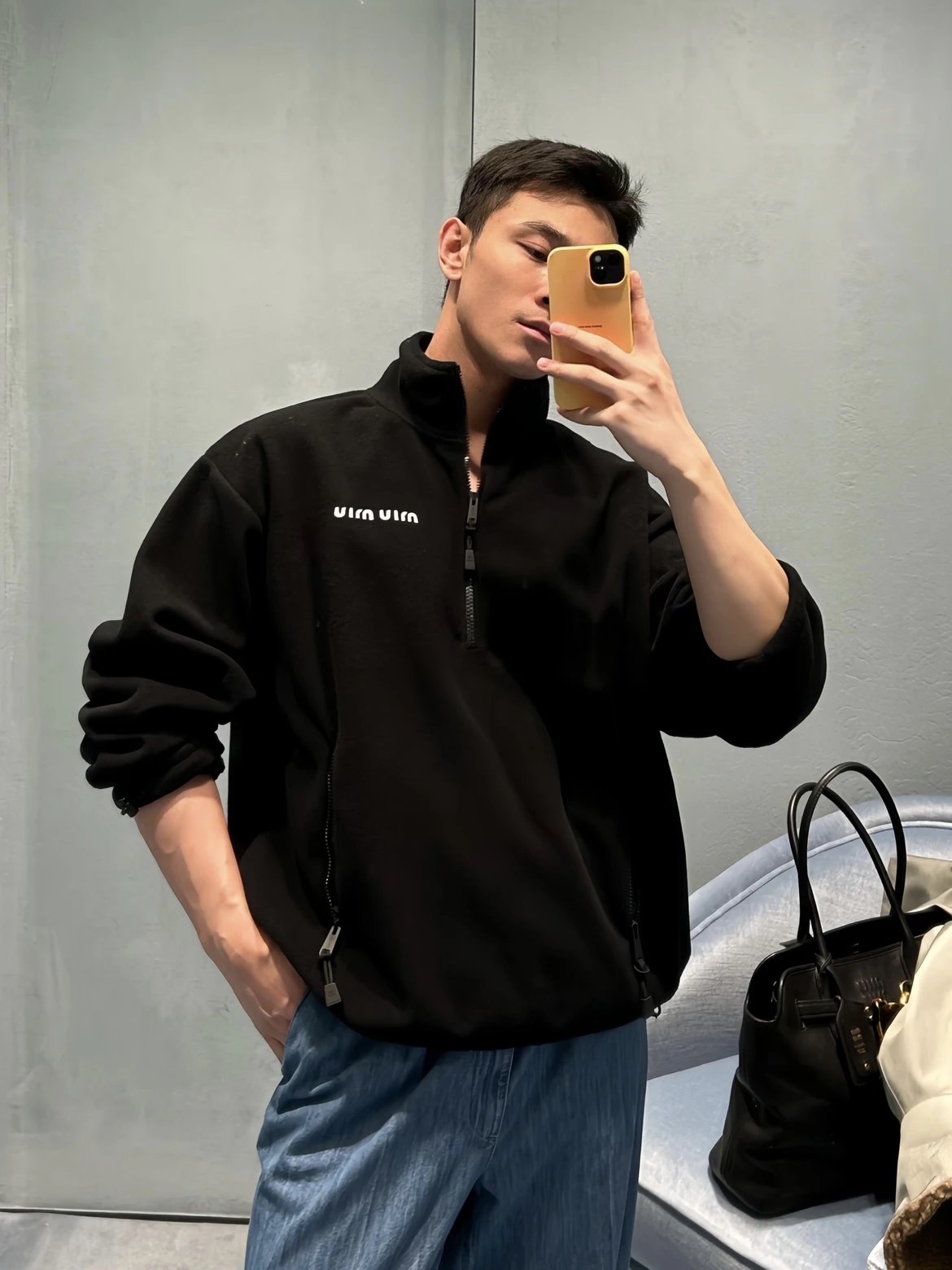 RD-C275 · Half-Zip Fleece Sweatshirt showcase view 2