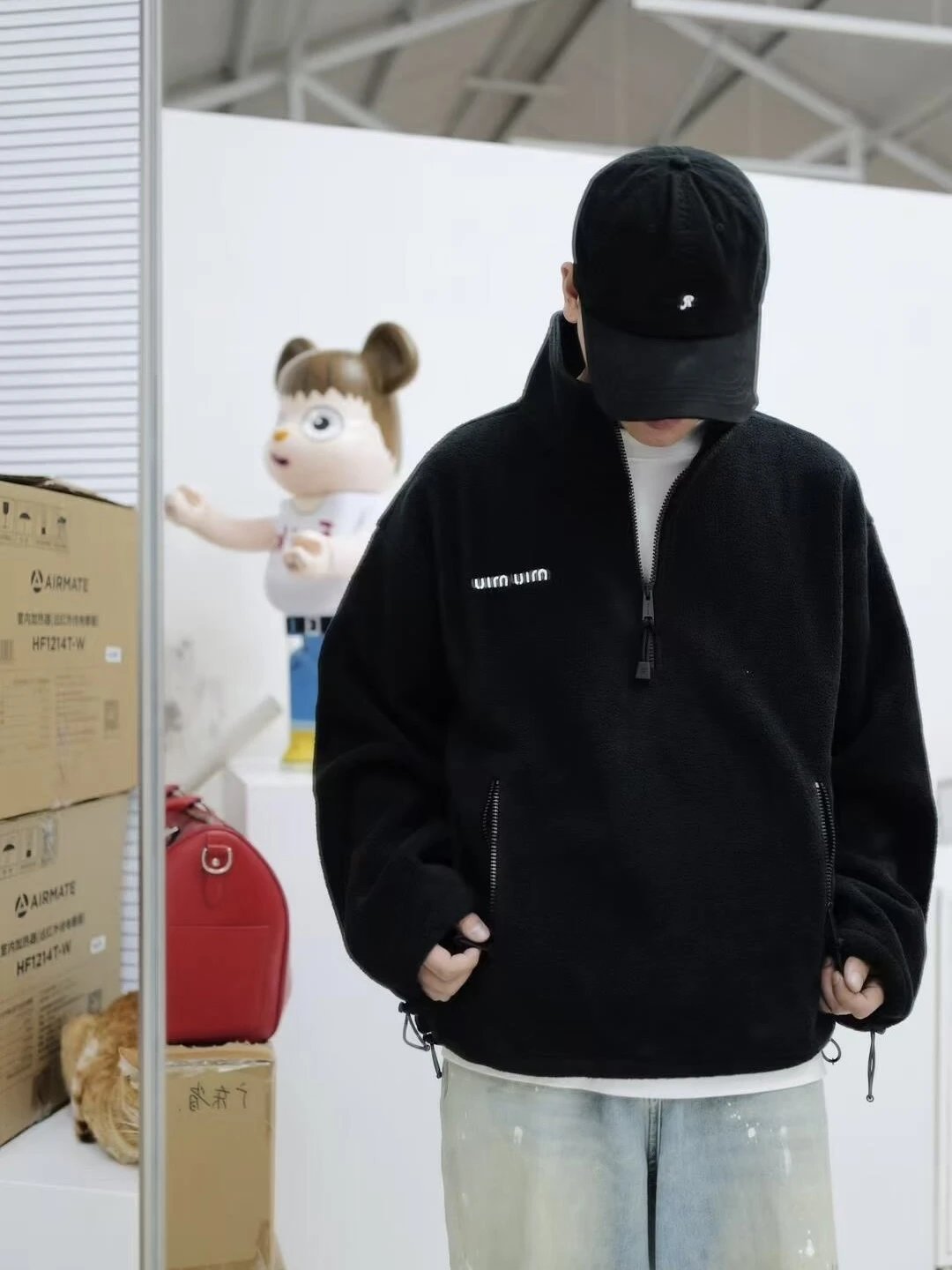 RD-C275 · Half-Zip Fleece Sweatshirt showcase view 7