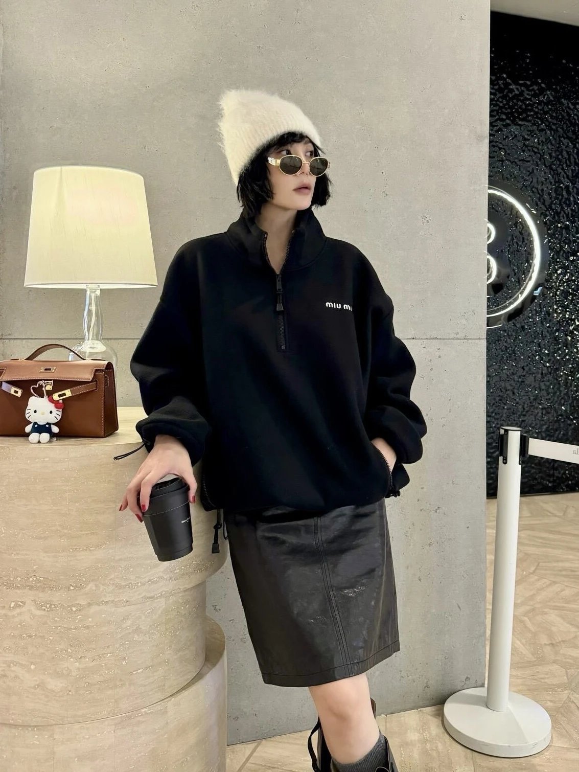 RD-C275 · Half-Zip Fleece Sweatshirt showcase view 14
