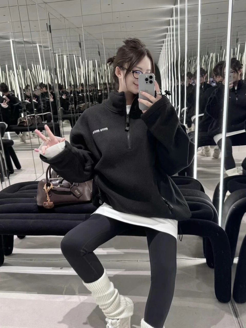 RD-C275 · Half-Zip Fleece Sweatshirt showcase view 15