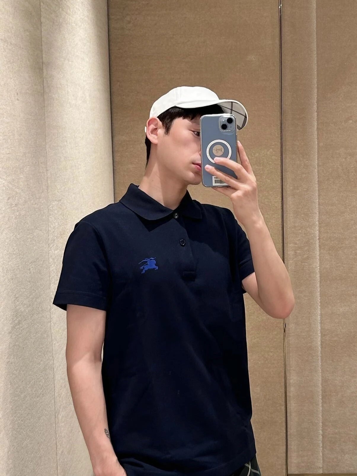 RD-C108 · Equestrian Knight Embroidered Polo Shirt showcase view 1
