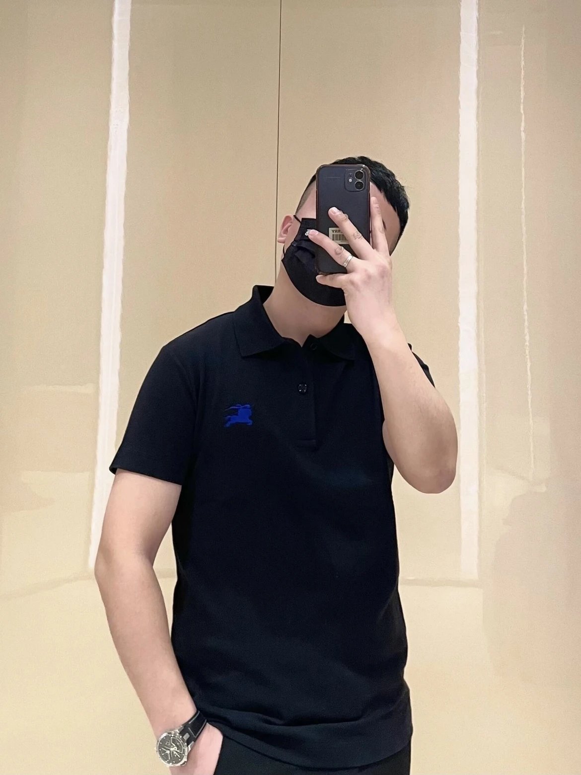 RD-C108 · Equestrian Knight Embroidered Polo Shirt showcase view 5